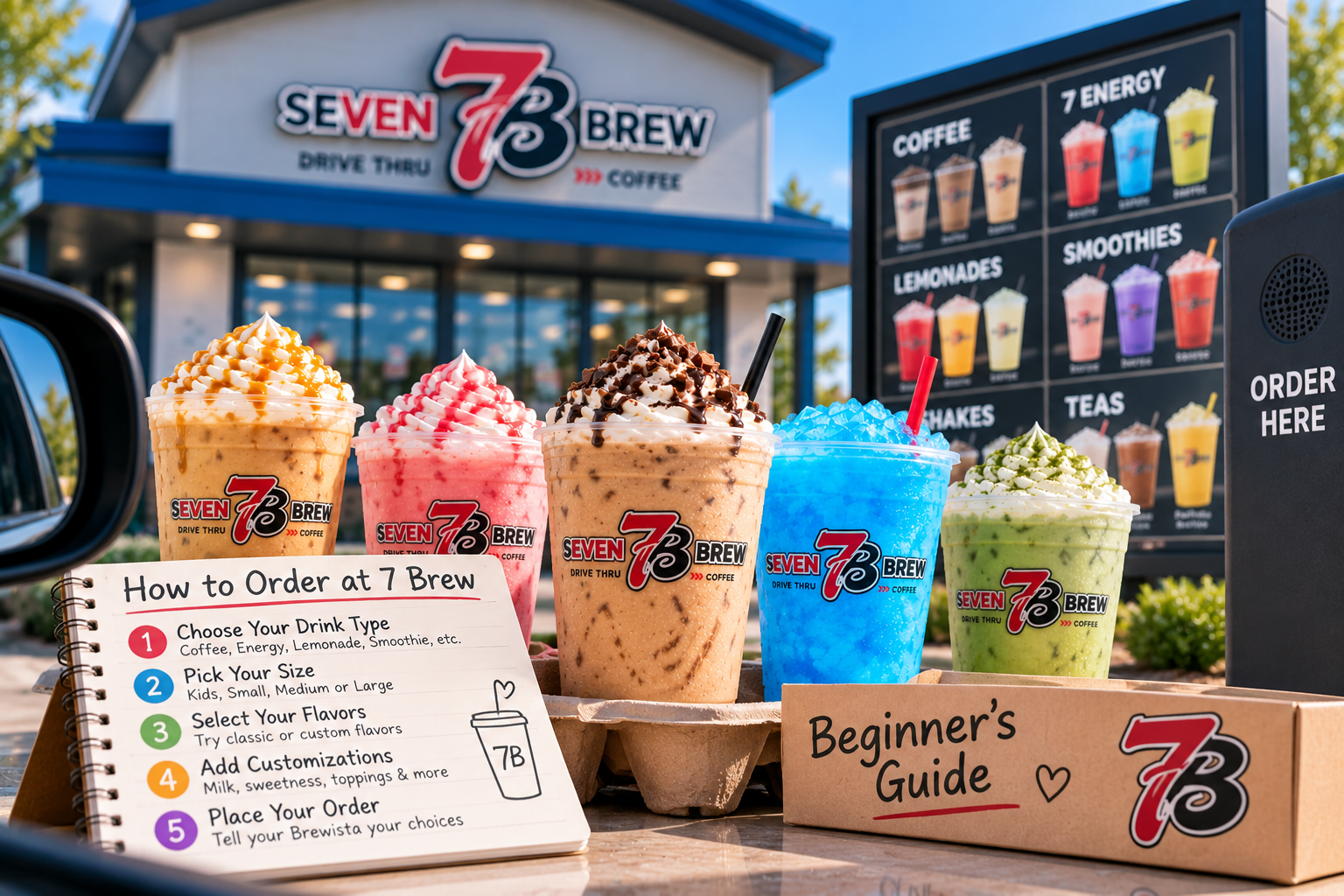 How to order at 7 Brew for beginners